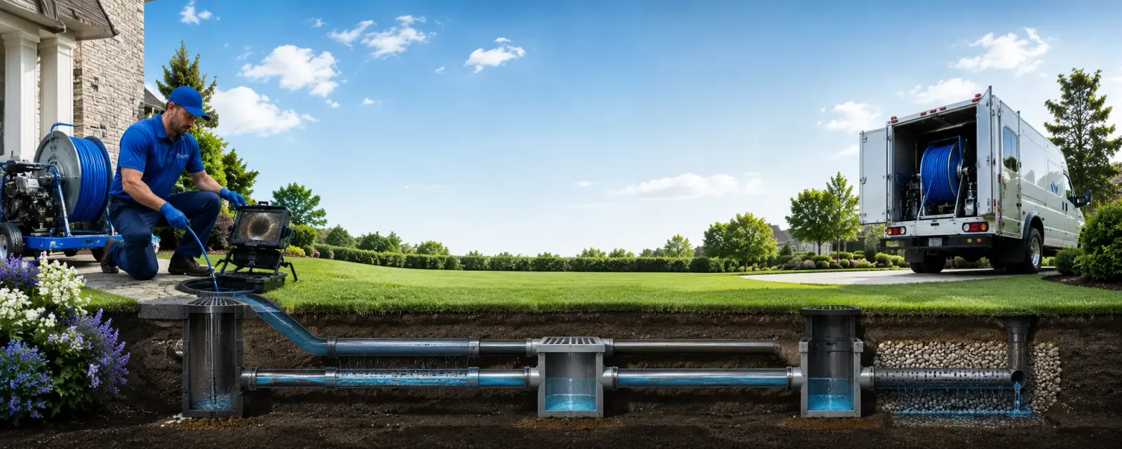 Outdoor drain cleaning information for Dutch John, UT